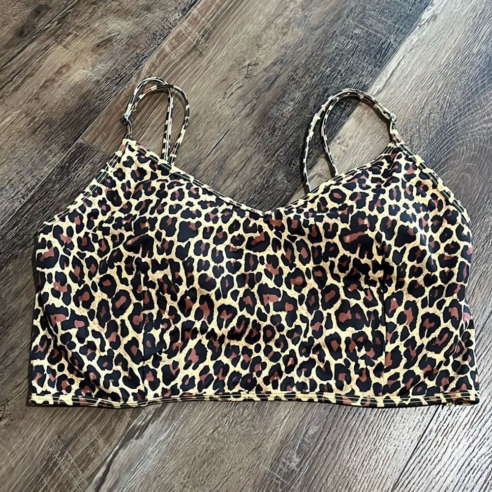 Kortni Jeane V’d Crop Top- Cheetah